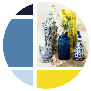 simbolo giallo blu