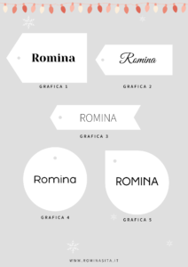 segnaposto Romina Sita