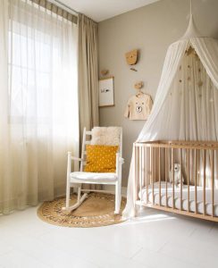 cameretta zona allattamento e relax