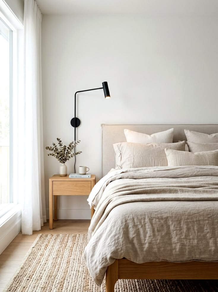 comodino-con-lampada-applique-con-filo